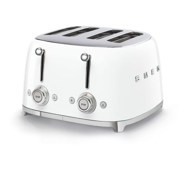 Smeg TSF03WHEU Toaster 2000 W 4 Scheibe(n) 6 Stufen  (Weiß) f&uuml;r 183,99 Euro