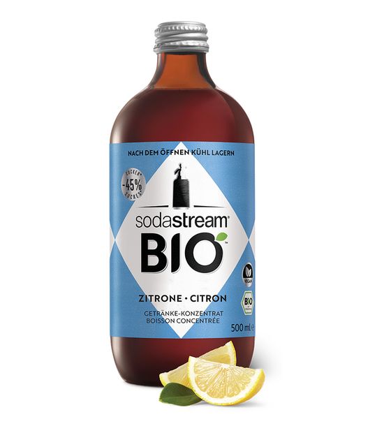 SodaStream 1024804490 Bio Zitrone Getränkesirup 500ml f&uuml;r 5,99 Euro