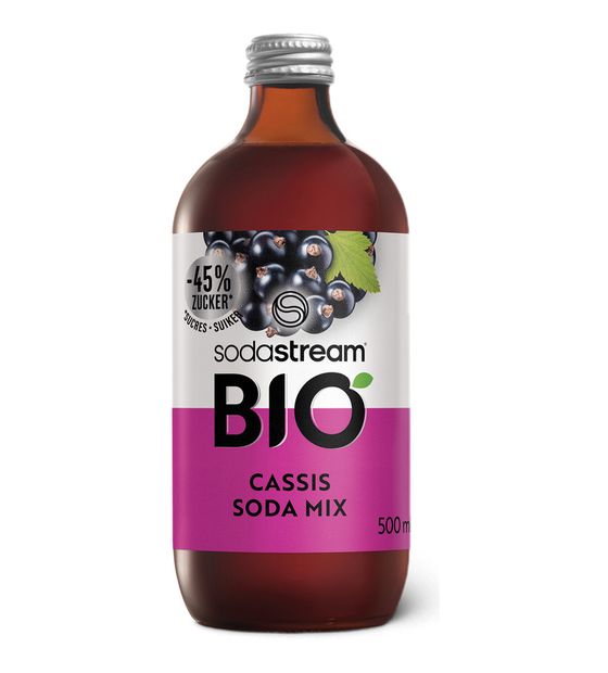 SodaStream 1024819490 BIO Sirup Cassis 0,5l 500 ml f&uuml;r 5,99 Euro