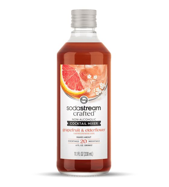 SodaStream Crafted Mixers Cocktail Grapefruit & Holunderblüte Karbonisierungssirup 330 ml f&uuml;r 5,99 Euro