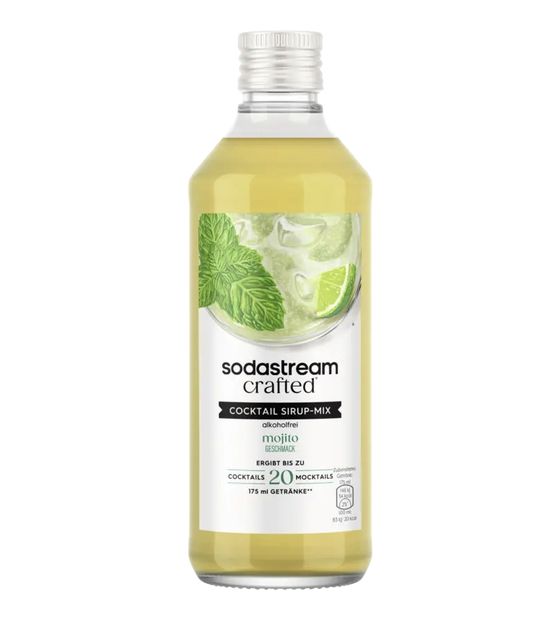 SodaStream Crafted Mixers Cocktail  Mojito alkoholfrei Karbonisierungssirup 330 ml f&uuml;r 5,99 Euro