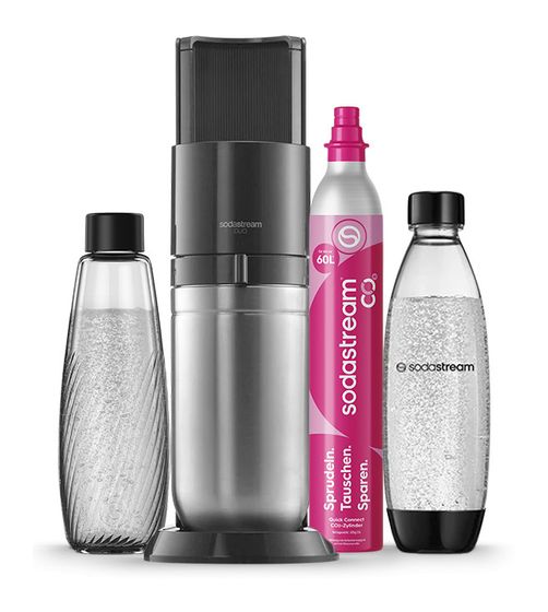 SodaStream Duo Standard Pack Wassersprudler  (Schwarz) f&uuml;r 113,99 Euro