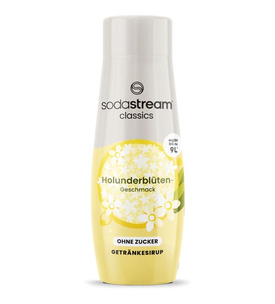 SodaStream Holunderblüte ohne Zucker Dessertsirup 440 ml f&uuml;r 5,49 Euro