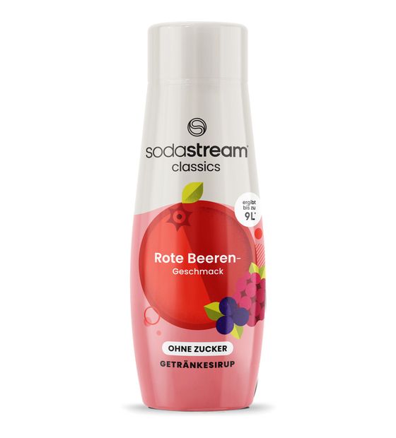 SodaStream Rote Beeren ohne Zucker Dessertsirup 440 ml f&uuml;r 5,49 Euro