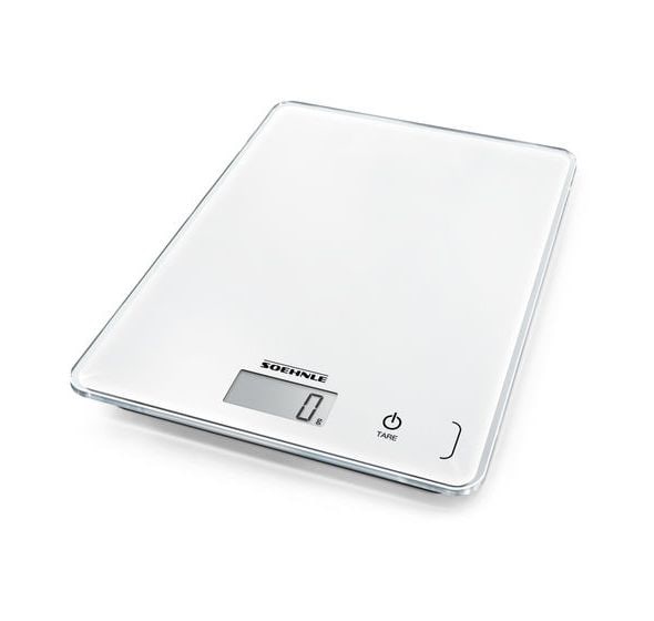 Soehnle 61501 Page Compact 300 Elektronische Küchenwaage bis 5 kg Genauigkeit 1 g  (Weiß) f&uuml;r 19,99 Euro