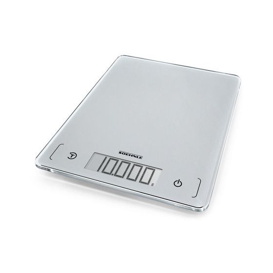 Soehnle 61504 Page Comfort 300 Elektronische Küchenwaage bis 10 kg Genauigkeit 1 g  (Silber) f&uuml;r 21,99 Euro