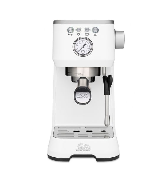 Solis 1170 Barista Perfetta Plus Siebträger Kaffeemaschine 15 bar 1700 W  (Weiß) f&uuml;r 376,00 Euro