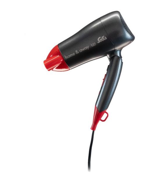 Solis 961.71 Home & Away Haartrockner 1800 W  (Schwarz, Rot) f&uuml;r 39,49 Euro