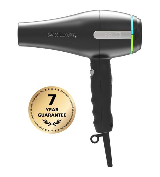 Solis 961.81 Swiss Luxury Haartrockner 2100 W  (Schwarz) f&uuml;r 88,99 Euro