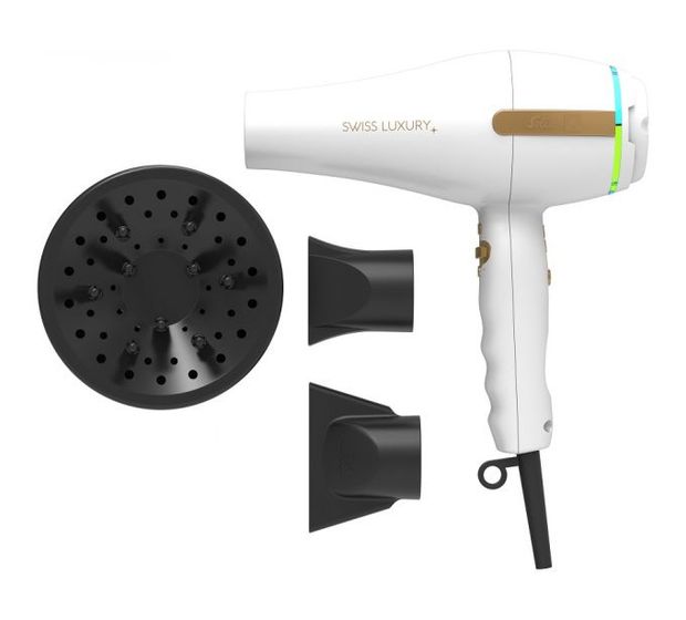 Solis 961.83 Swiss Luxury Haartrockner 2100 W  (Weiß) f&uuml;r 88,99 Euro