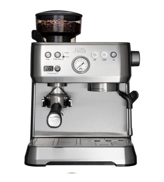 Solis Grind & Infuse Perfetta Siebträger Kaffeemaschine 16 bar 1640 W  (Edelstahl) f&uuml;r 675,00 Euro