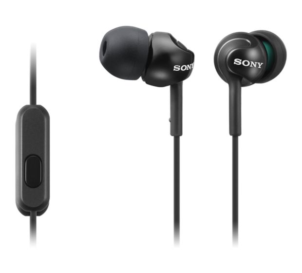 Sony MDR-EX110AP In-Ear Kopfhörer Kabelgebunden  (Schwarz) f&uuml;r 17,99 Euro