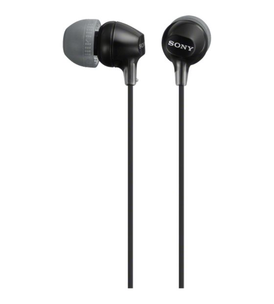 Sony MDR-EX15AP In-Ear Kopfhörer Kabelgebunden  (Schwarz) f&uuml;r 9,99 Euro
