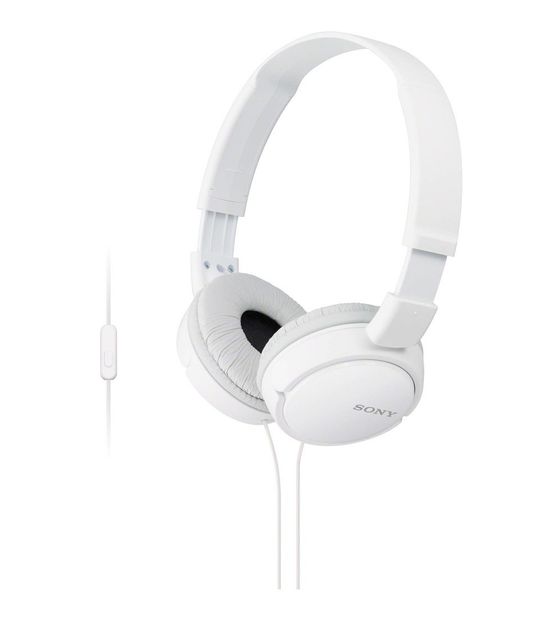 Sony MDR-ZX110AP Ohraufliegender Kopfhörer Kabelgebunden  (Weiß) f&uuml;r 19,99 Euro