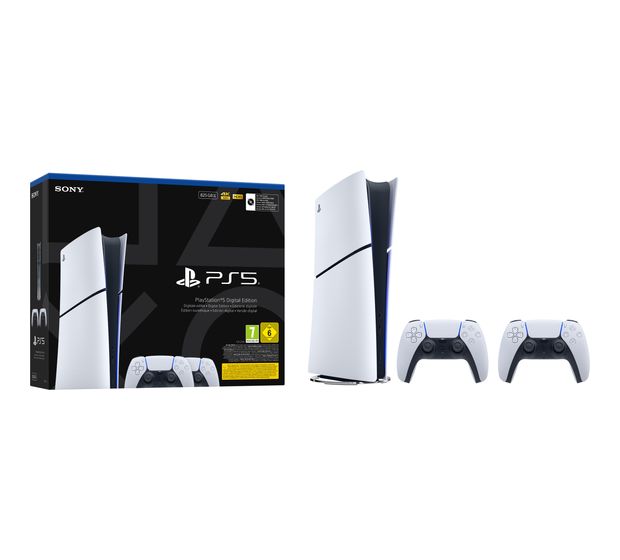 Sony Playstation PS5 Slim Digital Edition  825 GB  (Schwarz, Weiß) f&uuml;r 619,00 Euro
