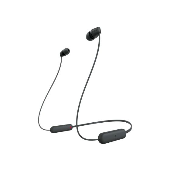 Sony WI-C100 In-Ear Bluetooth Kopfhörer kabellos 25 h Laufzeit IPX4  (Schwarz) f&uuml;r 39,99 Euro