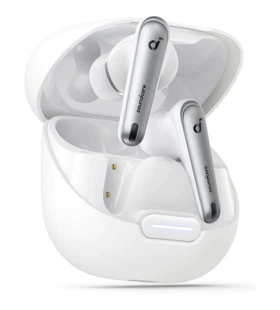 Soundcore Liberty 4 NC In-Ear Bluetooth Kopfhörer kabellos 10 h Laufzeit IPX4  (Weiß) f&uuml;r 51,99 Euro