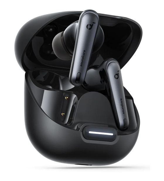 Soundcore Liberty 4 NC In-Ear Bluetooth Kopfhörer kabellos 10 h Laufzeit IPX4  (Schwarz) f&uuml;r 52,99 Euro