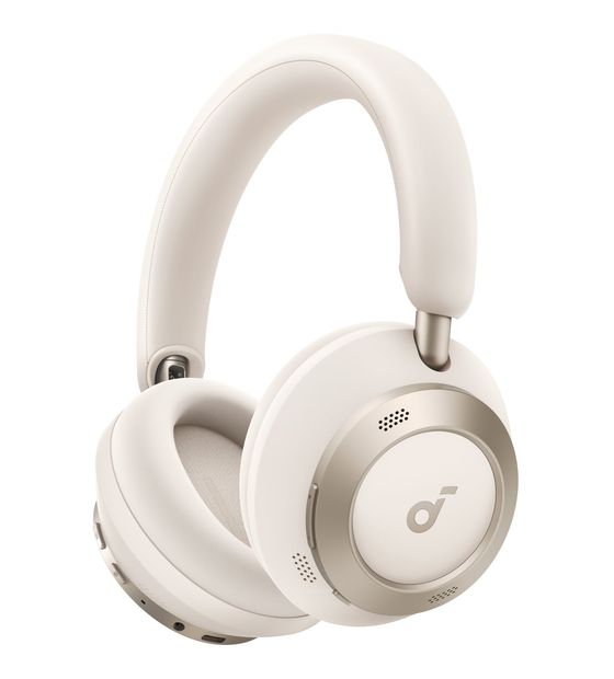 Soundcore Space One Pro Ohraufliegender Bluetooth Kopfhörer kabellos  (Weiß) f&uuml;r 145,99 Euro