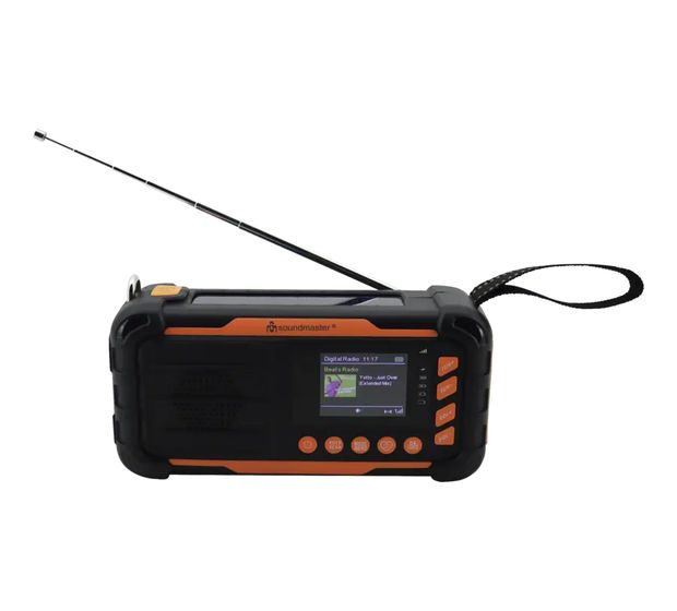 Soundmaster DAB115SW DAB+, FM Radio Tragbar  (Orange, Schwarz) f&uuml;r 89,90 Euro