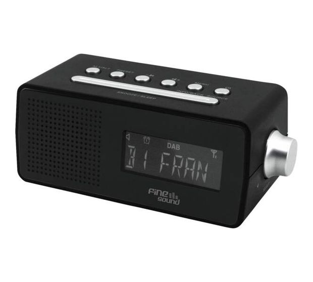 Soundmaster FineSound FS1 DAB+, FM Radio Uhr  (Schwarz) f&uuml;r 46,49 Euro