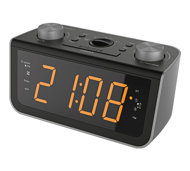 Soundmaster FUR5005 FM, PLL Radio Uhr  (Schwarz) f&uuml;r 32,99 Euro