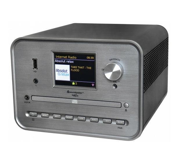 Soundmaster ICD1050SW CD Payer DAB+, FM Radio  (Grau) f&uuml;r 142,99 Euro