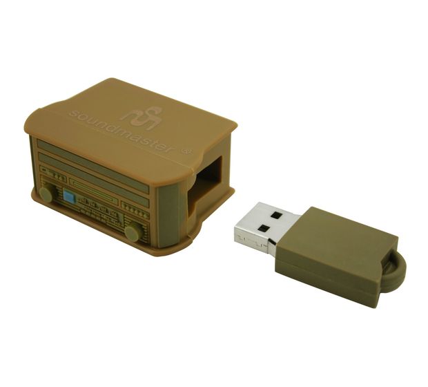 Soundmaster NR5U USB Typ-A Stick 8 GB  (Braun) f&uuml;r 19,90 Euro