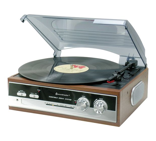Soundmaster PL186 (Aluminium, Transparent) f&uuml;r 59,99 Euro