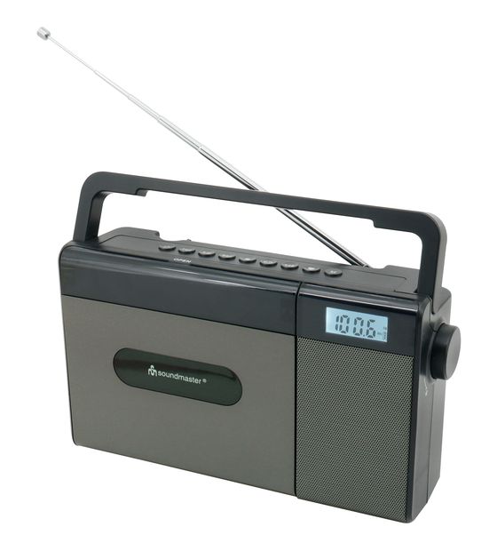 Soundmaster RCD1170SW Bluetooth FM Radio Tragbar  (Grau) f&uuml;r 59,90 Euro