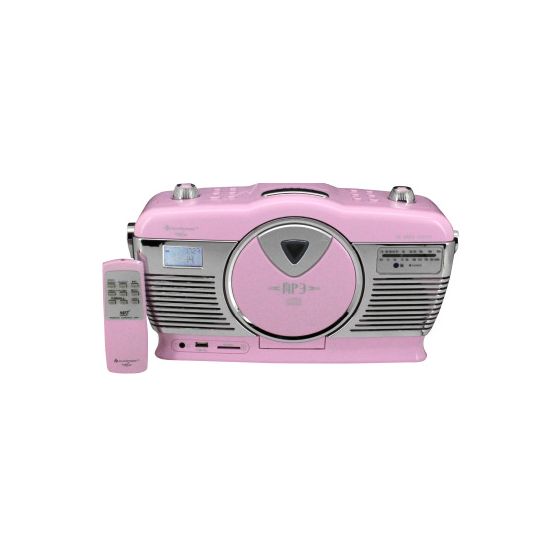 Soundmaster RCD1350PI CD Payer FM Radio  (Pink, Silber) f&uuml;r 89,49 Euro