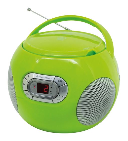 Soundmaster SCD2120GR CD Payer FM Radio  (Grün) f&uuml;r 42,99 Euro