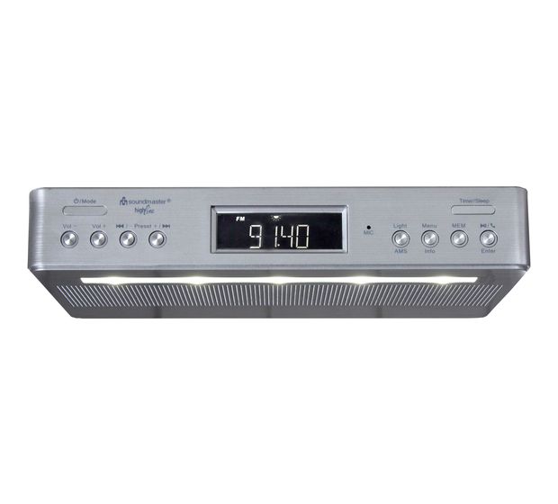 Soundmaster UR2045SI Bluetooth DAB+, FM Radio Persönlich  (Silber) f&uuml;r 59,49 Euro