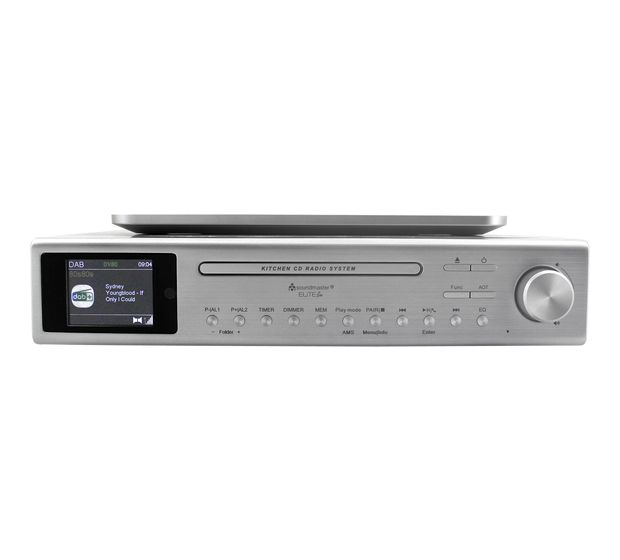 Soundmaster UR2180SI CD Payer DAB+, FM Radio  (Silber) f&uuml;r 158,99 Euro