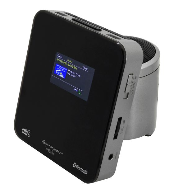 Soundmaster UR260SI DAB+, FM, UKW Radio Uhr  (Schwarz) f&uuml;r 55,49 Euro