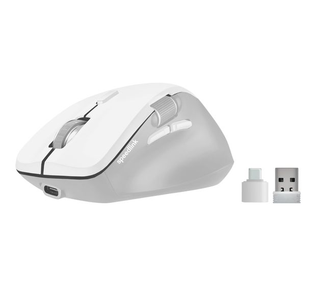 SPEEDLINK Libera Silent 3200 DPI Gaming Maus Optisch  (Weiß) f&uuml;r 23,99 Euro