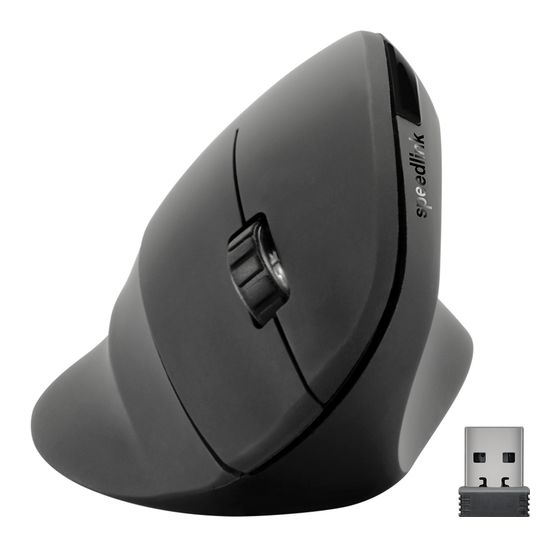 SPEEDLINK Piavo Wireless 1600 DPI Büro Maus Optisch  (Schwarz) f&uuml;r 19,99 Euro
