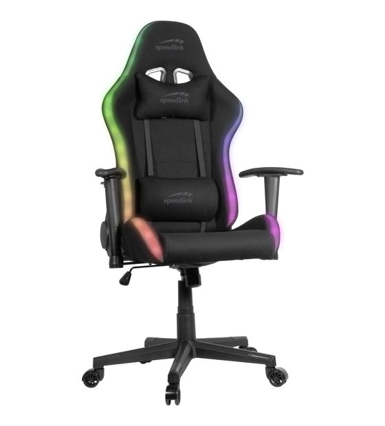SPEEDLINK Regys RGB Gamingstuhl bis 150 kg (Schwarz) f&uuml;r 188,99 Euro