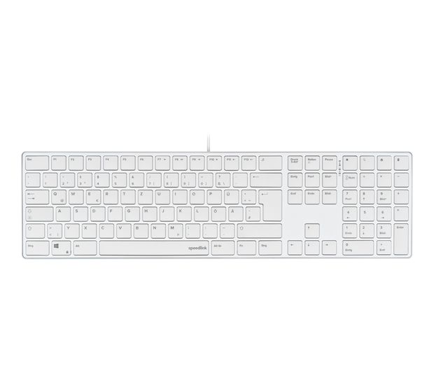 SPEEDLINK SL-640010 Büro Tastatur USB  (Weiß) f&uuml;r 35,99 Euro