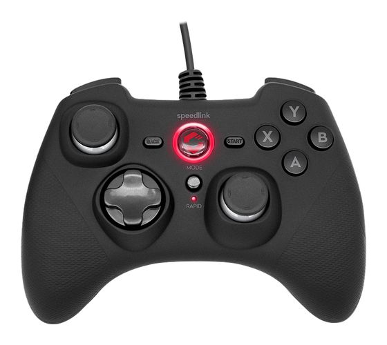 SPEEDLINK SL-650010-BK Rait Wireless Gamepad für Nintendo Switch, PC, Playstation 3  (Schwarz) f&uuml;r 24,49 Euro