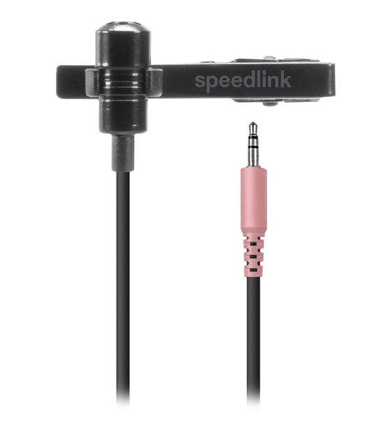 SPEEDLINK SL-800006 SPED Kabelgebunden Aufsteckbares Mikrofon 3,5 mm (1/8")  (Schwarz) f&uuml;r 9,99 Euro
