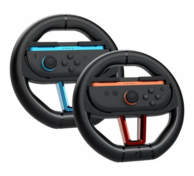 STEALTH Gaming Twin Racing Wheels Steuerrad für Nintendo Switch 2  (Schwarz, Mehrfarbig) f&uuml;r 14,99 Euro