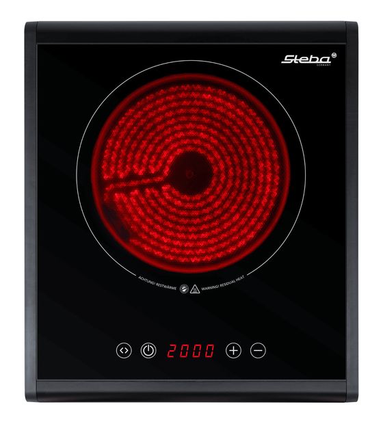 Steba HK25 18.5 cm Glaskeramik Kochfeld/Herdplatte 1 Zone(n) f&uuml;r 66,99 Euro