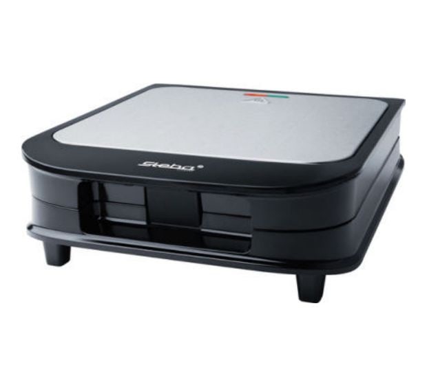 Steba SG50 Sandwichmaker 1200 W für 4 Sandwiches  (Schwarz/Silber) f&uuml;r 54,95 Euro