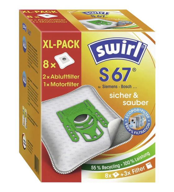 Swirl S 67 XL Vorteilspack EcoPor f&uuml;r 16,49 Euro