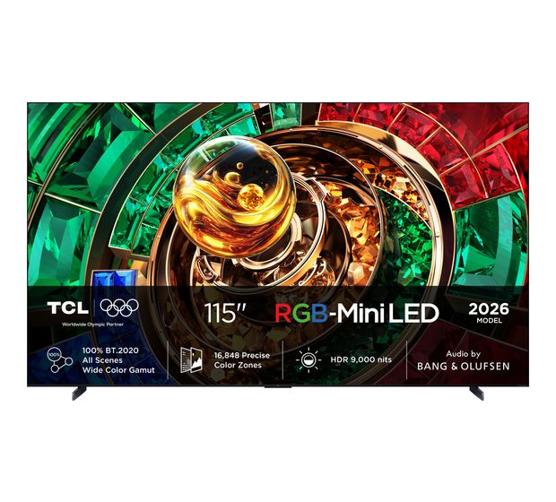 TCL 115RM9L RGB-Mini LED 2,92 m (115") Fernseher 4K Ultra HD VESA 1000 x 600 mm f&uuml;r 19.999,00 Euro