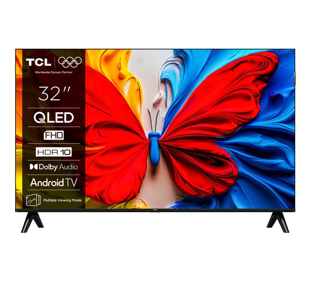 TCL 32S5K QLED 81,3 cm (32 Zoll) Fernseher Full HD VESA 100 x 100 mm f&uuml;r 158,99 Euro