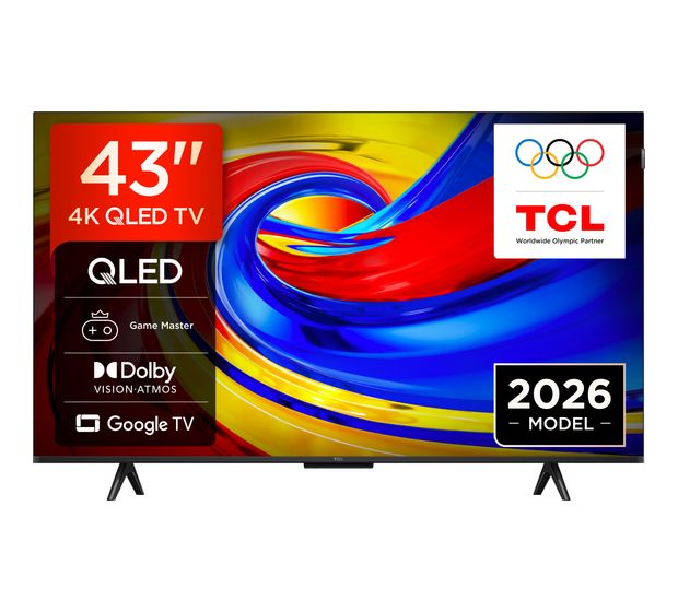 TCL 43QLED780L LCD/TFT 109,2 cm (43 Zoll) Fernseher 4K Ultra HD VESA 200 x 100 mm f&uuml;r 549,00 Euro