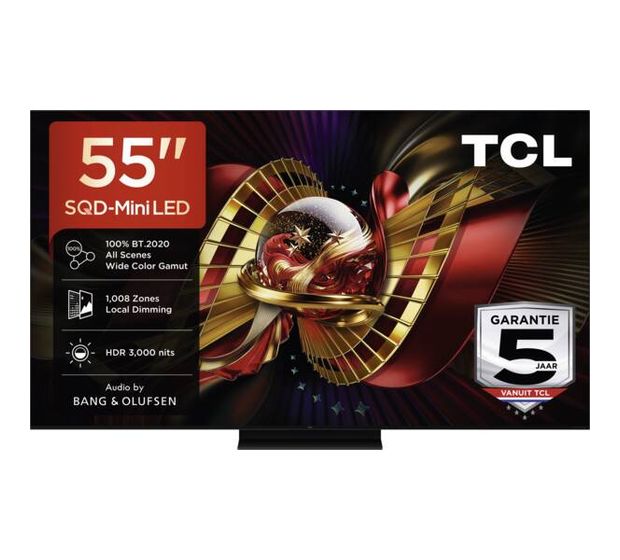 TCL 55C89L SQD-Mini LED 139,7 cm (55 Zoll) Fernseher 4K Ultra HD VESA 300 x 300 mm f&uuml;r 1.615,00 Euro