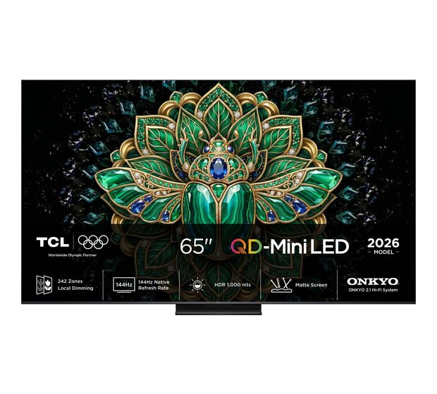 TCL 65MQLED75L MiniLed 165,1 cm (65 Zoll) Fernseher 4K Ultra HD VESA 300 x 300 mm f&uuml;r 1.399,00 Euro